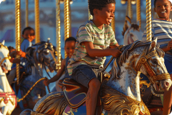 Panneaux publicitaires LED à l’intérieur du parc